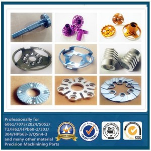 Præcision CNC Aluminium Bearbejdning af mekaniske komponenter reservedele