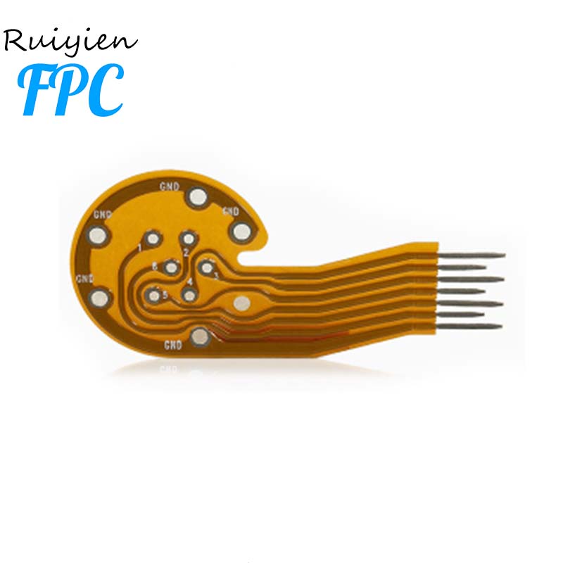 God kvalitet billig fpc 1020 fleksibelt trykt kredsløb pcb kapacitiv fpc fingeraftrykssensor til vælgerregistreringssystem