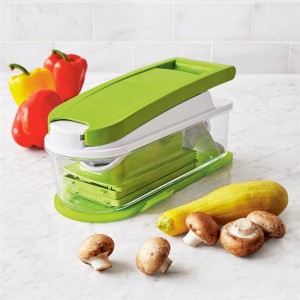 Køkken Veggie Cutter, Mandoline Food Slicer med Julienne Grater Slicer Pasta Spaghetti Maker