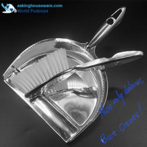 Akbrand Mellemstørrelse Støvpanelbørste Broom med sølvbelagt