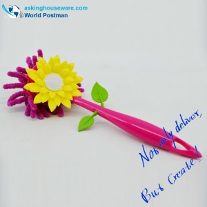 Akbrand Kitchen Dish Pot Cleaning Duster med solsikke udsmykning