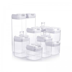 9 stykker lufttæt emballagesæt til madopbevaring