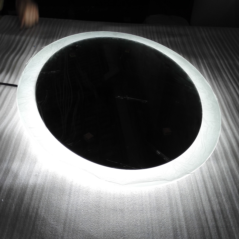 EU og USA Luksus illumineret LED oplyst baggrundsbelyst badeværelse spejl-ENE-AL-117