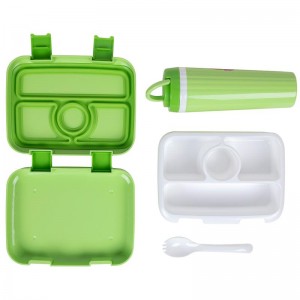 Lækkefast 4-rum Bento-stil Børn Frokostboks