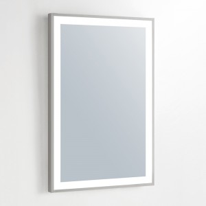 EU og USA Luksus LED oplyst baggrundsbelyst badeværelse spejl-ENE-AL-108