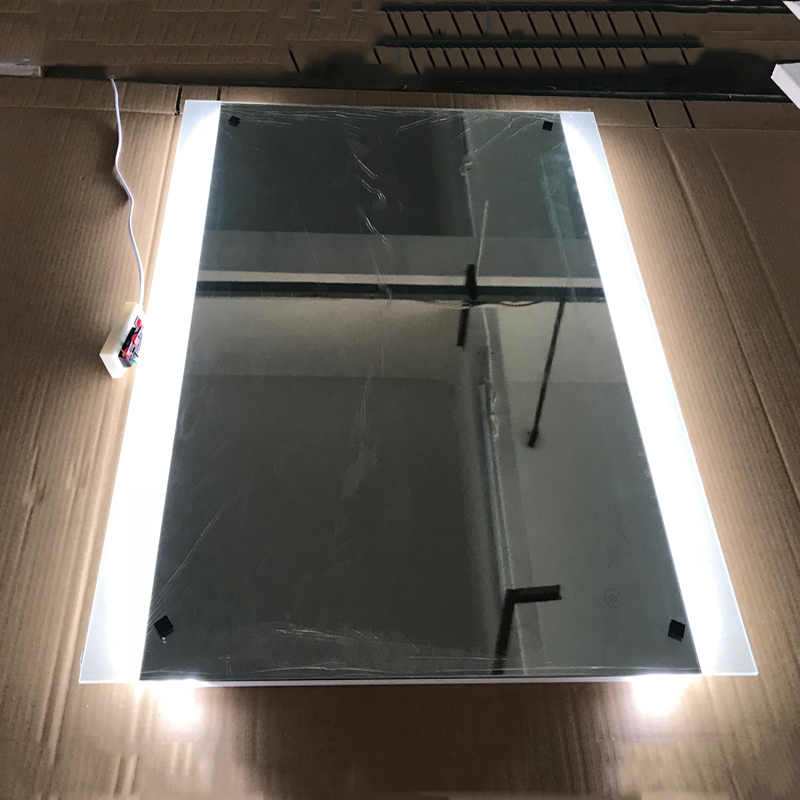 EU og USA Luksus LED oplyst baggrundsbelyst badeværelse spejl-ENE-AL-105