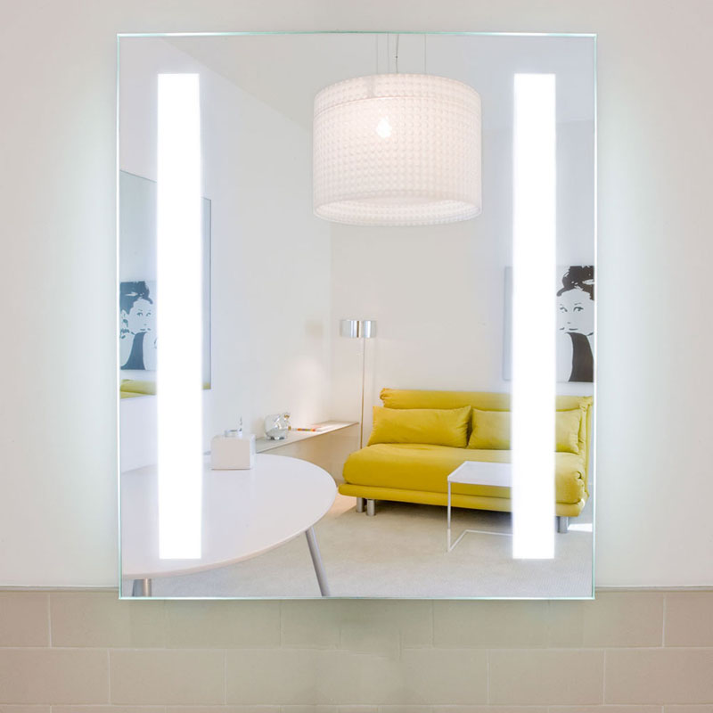 EU og USA Luksus LED oplyst baggrundsbelyst badeværelse spejl-ENE-AL-102