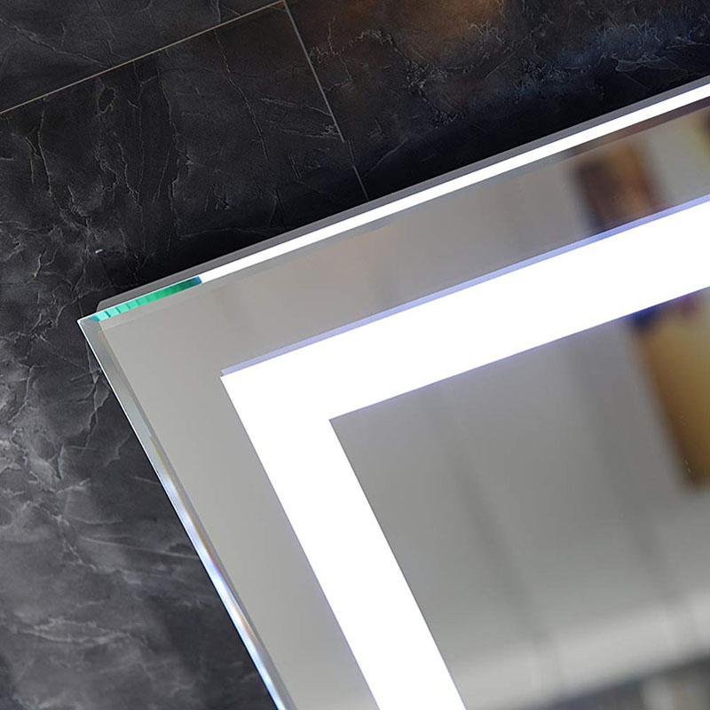 EU og USA Luksus illumineret LED oplyst baggrundsbelyst badeværelse spejl-ENE-AL-101