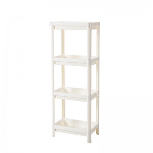 Høj kvalitet 4 lag Multifunktionshylde til køkkenplast