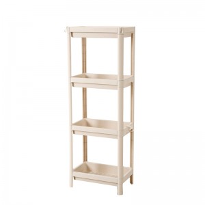 Høj kvalitet 4 lag Multifunktionshylde til køkkenplast