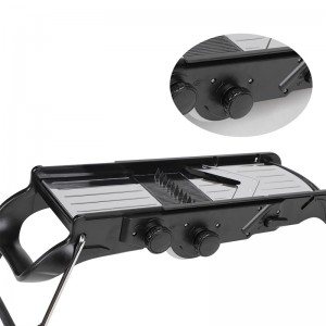 Justerbar Mandoline Skive med Spiralizer Grøntsagskive til køkken