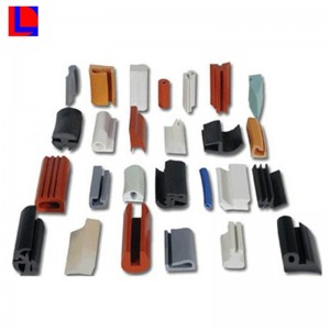 Varmebestandig vandtæt U T H F-form hård fleksibel gummipakningstrimmel