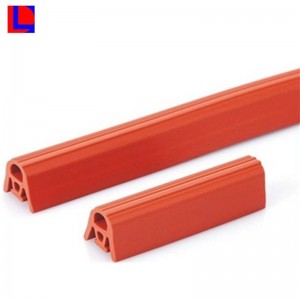 Skræddersyet silikonekstrudering af tætningslister