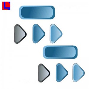 Tilpasset tilpasset billig og lang levetid silikongummi tastatur