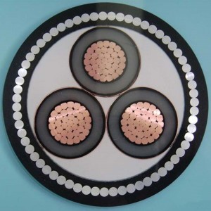 1-35KV Xlpe strømkabel Metallisk skjold SWA / STA MV Medium Voltage kabel