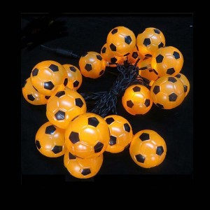 Fodbold LED-kuglestrenglysdekorationer til jul / ferie