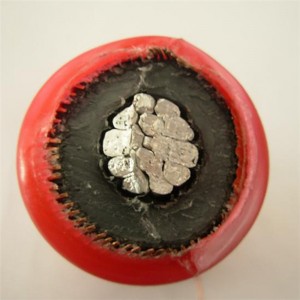 15KV 8,7 / 15KV Xlpe Copper Core MV strømkabel med metallisk rustning