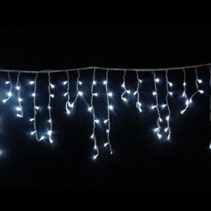 LED Icicle Lights Christmas Icicle Lights Udendørs Xmas String Lights Dekorationer
