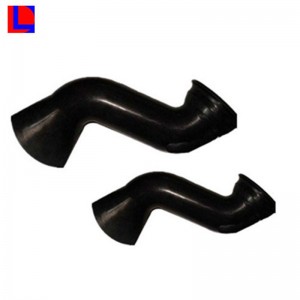 Miljøvenlig FDA forstærket grå silikongummislange