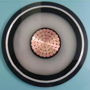 110kv Xlpe HV strømkabel Kompakt segmentleder 1000mm2