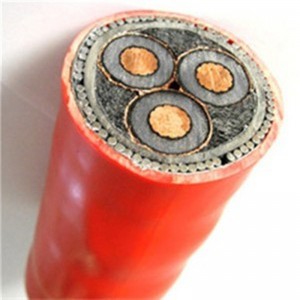 240mm 3 Core Cu 185sqmm Multi Core Armored Cable Xlpe Swa Pvc 33kv