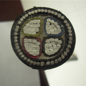 600v Xlpe aluminium panseret kabel Swa kabel Hdpe jakke 150 Mm 4 Core armeret kabel