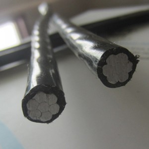 0,6 / 1kv overhead duplex triplex quadruplex service drop abc kabel