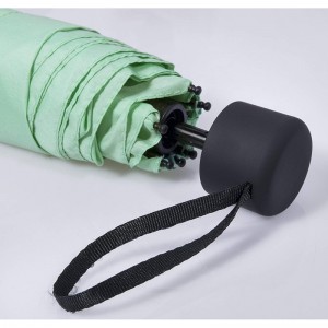 Metalramme Mindre 5 Klappende regnparaply til Parasolparaply til kvinder