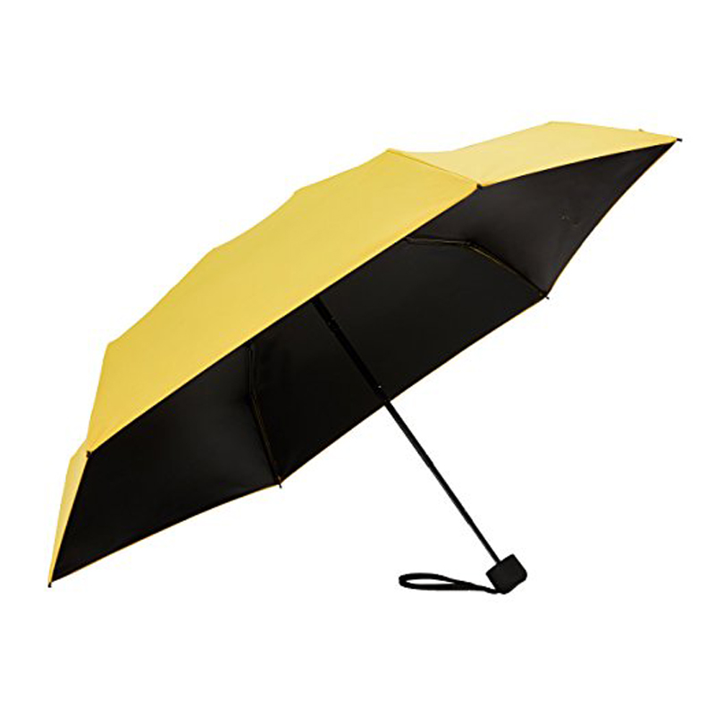 parasol lys parasol Mini Anti UV gul lille paraply