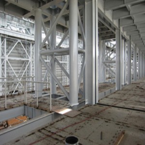 Brandbestandig belægning til stålkonstruktion