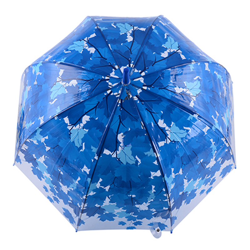 Klar børn bedst bedømte engrosmarked kuppelform gaver POE materiale tilpasset regn paraply