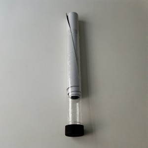 Clear Gaming Playmat-forsyninger med sort Playmat Storage Tube