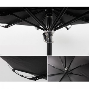 Marketing reklame 3 gange Farveændrende manul åben UV-beskyttelsesstof paraply