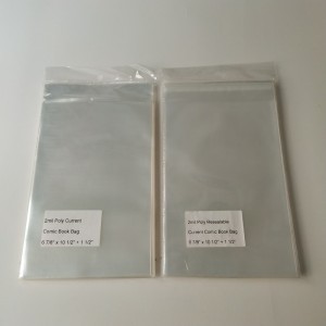 2mil Poly resealable Current Comic Book Taske