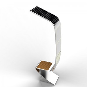 Annonceringsudstyr Solar LED-belysning Smart Bench