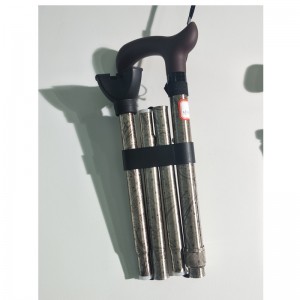 sundhedsfoldet aluminium foldestok med fuld udskrivning