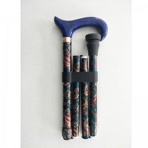 sundhedsfoldet aluminium foldestok med fuld udskrivning