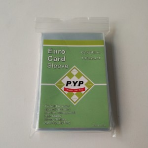 Crystal Clear Standard Euro Størrelse Kortærme 59x92mm Board Game Card ærmer