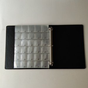 Møntsamlere Opbevaring Album Portfolios for Memorial Coins D-Ring
