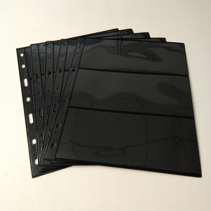 3 Porte Poly Black Valutaopbevaringsporteføljesider til valutaregninger