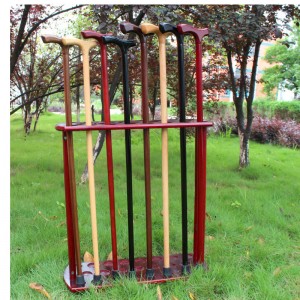 Gavehåndlavet træ dåse spadestok til ældre