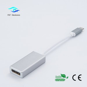 USB type-c til visning af kvindelig ABS-shell
