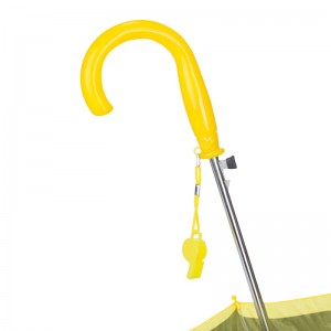 Dyreform paraply med tegneserie design Auto åben lige 19 tommer paraply til børn