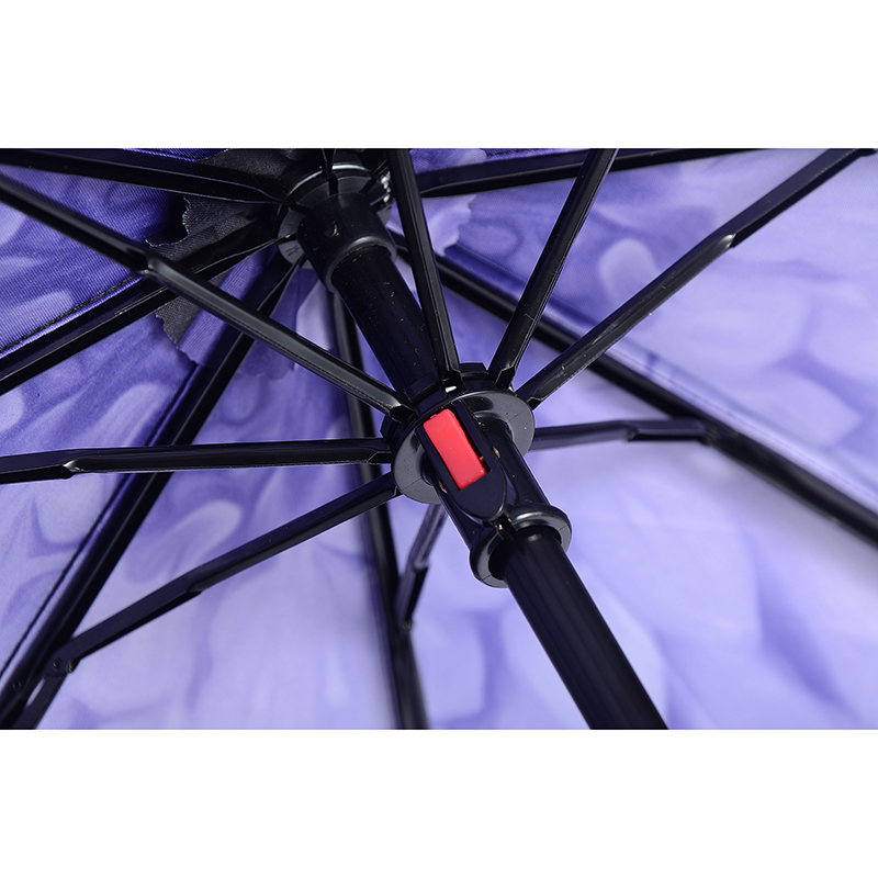 Engrosmarked Sammenklappelig paraply sol UV billigste brugerdefinerede 3 fold paraply