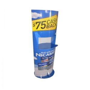 Let samlet brevpapir Pap-salg Salgstativ stativ med bakker