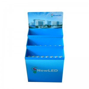 Let samlet brevpapir Pap-salg Salgstativ stativ med bakker