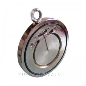 Enkelt tallerkenventil