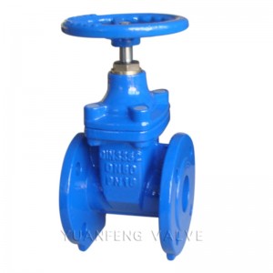 Ikke-stigende stammestabil, siddende portventil