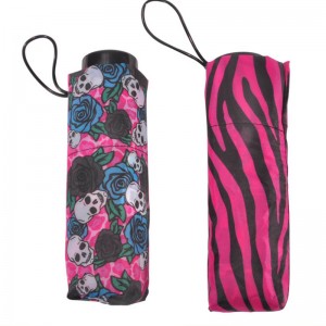 5 Fold mini fotografering paraply til brugerdefineret designstil