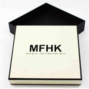 nyt design i fuld farve trykt logo brugerdefinerede gaveæsker papemballage